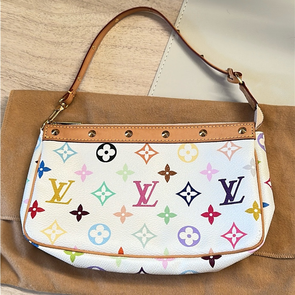 Louis Vuitton Takashi Murakami Rainbow Pochette like new